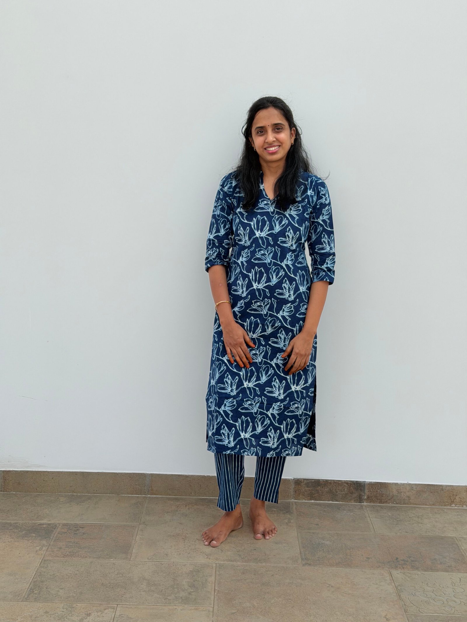 Summer Cotton Collection - Navy Blue