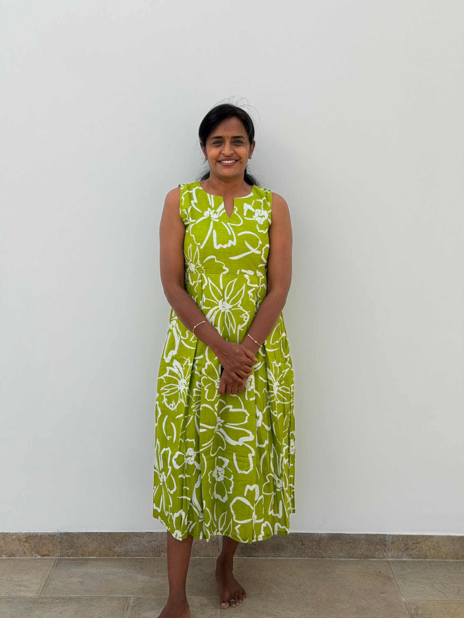 Summer Cotton Collection - Parrot Green